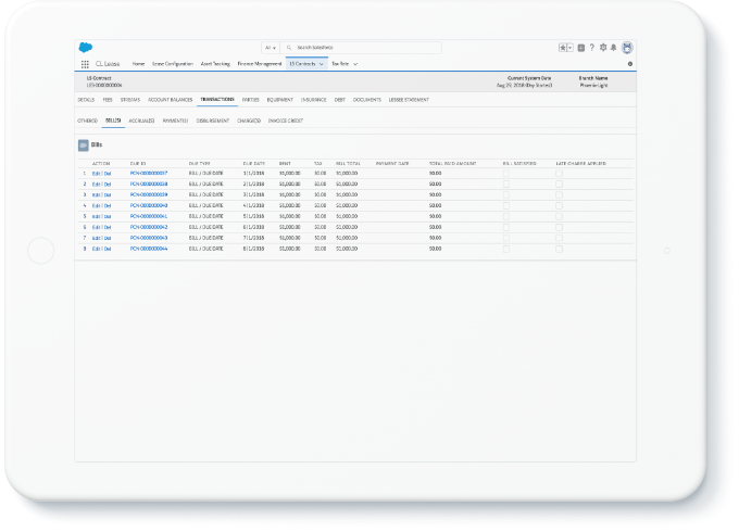 Cloud-based Leasing Dashboard | CL Lease