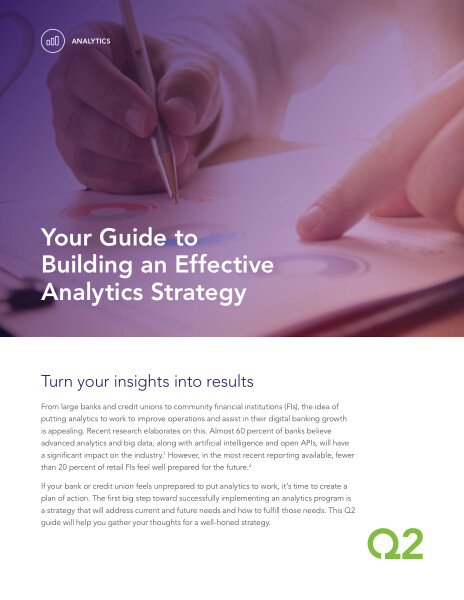 Build an effective analytics strategy